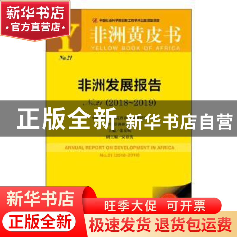 正版 非洲发展报告:No.21(2018-2019):No.21(2018-2019) 张宏明