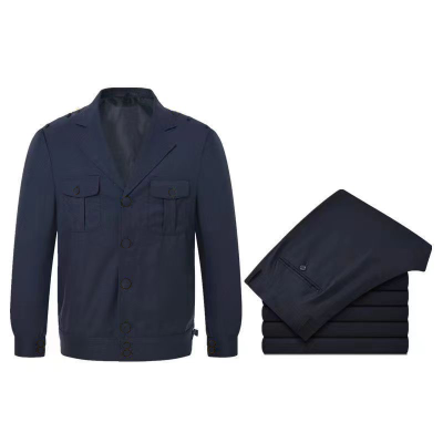 惠铁定制工装夹克作训服制路工作服 春秋套