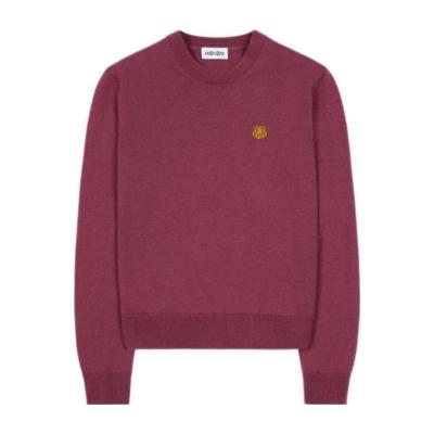 高田贤三(Kenzo)老虎图案针织毛衣女款羊毛长袖休闲套头衫秋冬潮