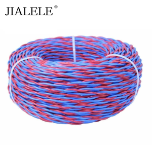 JIALELE 铜芯双绞线 WDZBN-RYJS-2*1.5 平方 额定电压0.6/1KV 米