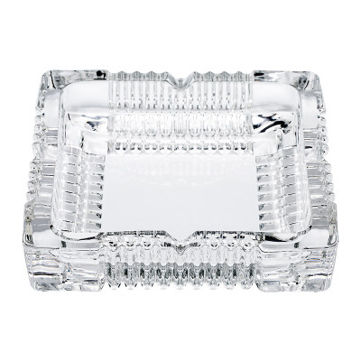 优彩嘉 烟灰缸 大号方形玻璃 YCJ-S18