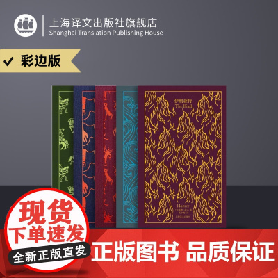 [彩边版/两款函套随机]企鹅布纹经典 史诗系列五本 伊利亚特 奥德赛 神曲 失乐园 坎特伯雷故事集 上海译文出版社 正版