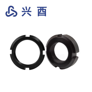 兴酉 4.8级开槽圆螺母正牙 M210*3(1个) 袋