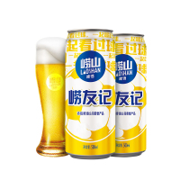 青岛崂山啤酒 崂友记 10度500ml*12足球罐啤 国产官方自营