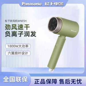 松下(Panasonic)小吹筒电吹风机负离子护发家用恒温大功率宿舍学生速干吹风机 EH-WNE5H