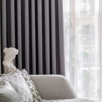 明壹行 MYX-CL626 1m*1m 涤纶遮光布帘 1.00 米/个 (计价单位:个) 灰色