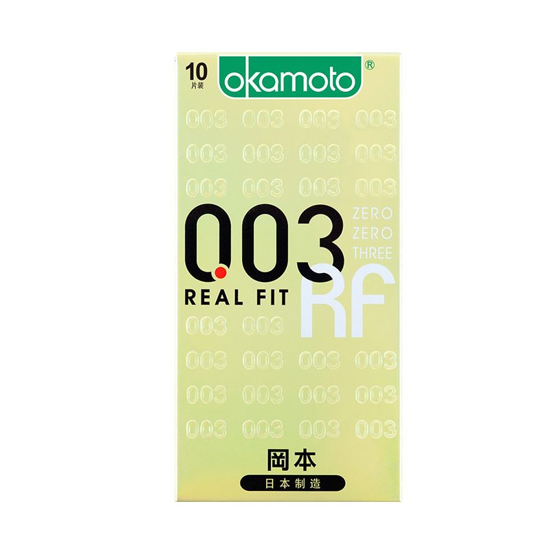 进口冈本okamoto避孕套安全套计生用品 003黄金贴身超薄款 10片装