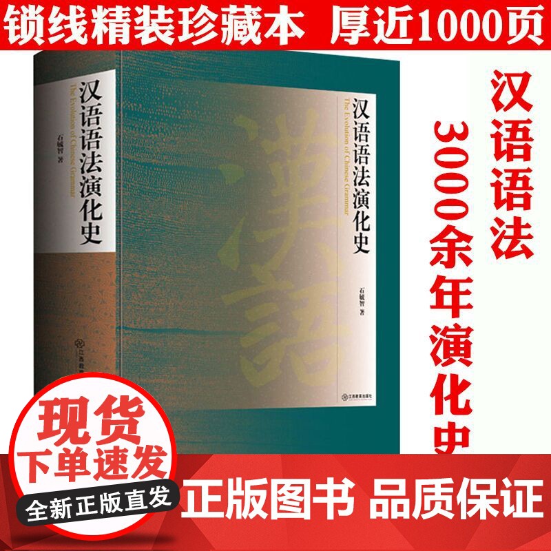 精装 汉语语法演化史 石毓智著汉语语法史汉语史稿汉语语法化的历程实用中国现代汉语语法研究非王力古汉语文言语法汉语语法史书