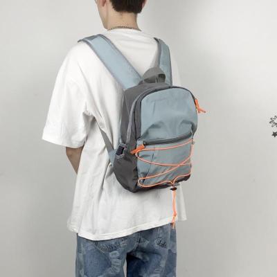 NEWLAKE日系小书包女ins风可爱冰激凌配色小背包男旅行轻便双肩包女夏天书包学生