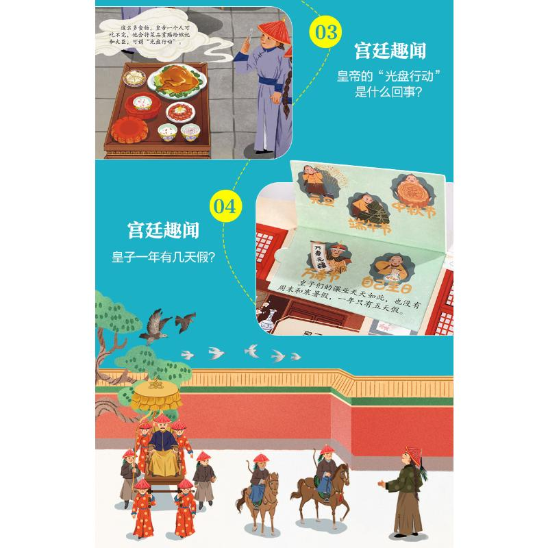 [M]乐乐趣揭秘翻翻书揭秘华夏第三辑揭秘故宫的一天 王志琳原林惠 著 张弘蕾 绘 -9787541772795