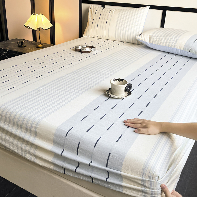 A类纯棉床笠单件四季通用100床罩全包床垫套保护罩单品床罩