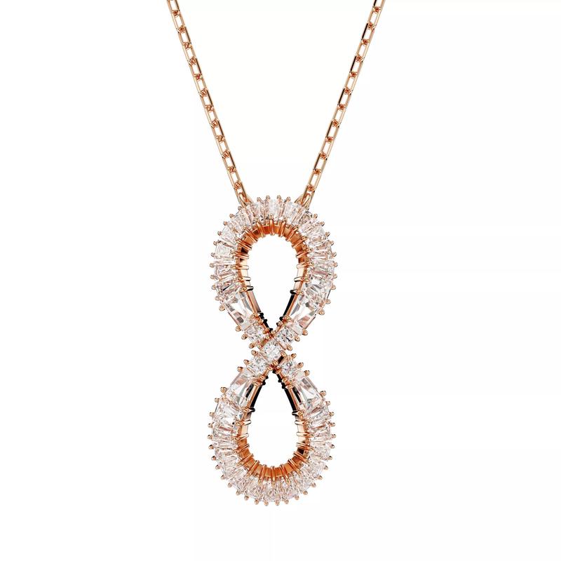 施华洛世奇(SWAROVSKI)闪耀设计玫瑰金项链短款吊坠施华洛世奇 in