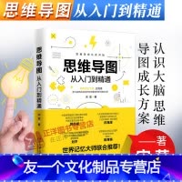 [友一个正版]北大版 思维导图从入门到精通 宋莹 著 一本书一支笔和一张纸 轻松画出属于自己的思维导图 脑力开发 潜能