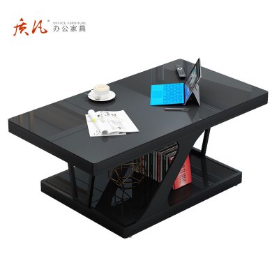 质凡简约办公室接待会客商务 长茶几120*60*45cm
