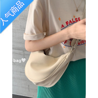 FENGHOU休闲简约饺子包尼龙帆布包包女2021新款斜挎包百搭胸包轻便腋下包腰包男