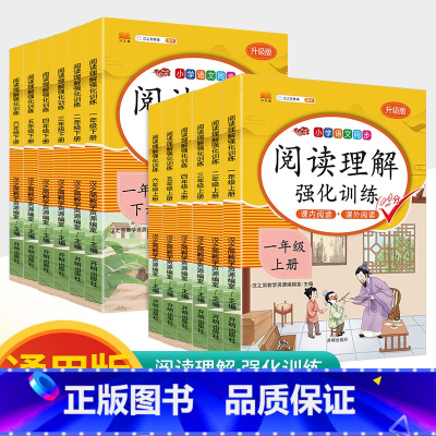 语文 阅读理解 强化训练 二年级下 [正版]语文阅读理解强化训练题一二三年级四年级五年级六年级上册下册人教版同步阅读理解