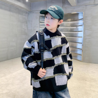 男童冬装毛衣新款潮中大童内搭上衣加厚韩范儿童针织衫秋冬款