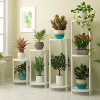 森美人花架子铁艺多层阳台置物室内花台绿萝客厅花盆架吊兰欧式单个落地