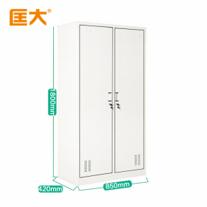 匡大更衣柜储物柜钢制更衣柜2门更衣柜KDG008