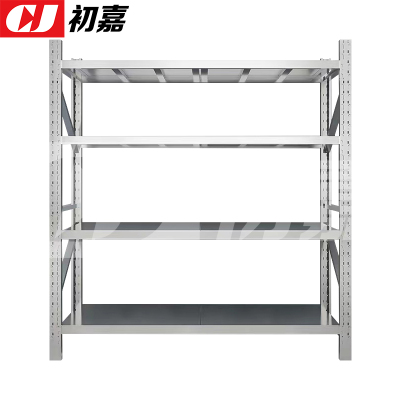 初嘉(CJ)不锈钢货架201材质四层仓储货架 200*60*200cm/300kg主架