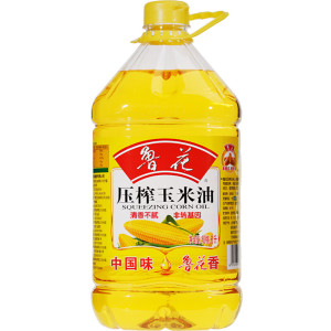 鲁花压榨玉米油5L 非转基因 物理压榨 健康食用油