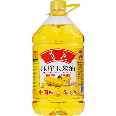 鲁花压榨玉米油5L 非转基因 物理压榨 健康食用油