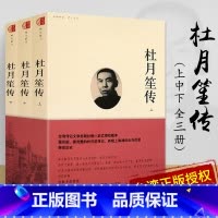 [全3册]杜月笙传 [正版] 杜月笙传台湾版 上中下3册 章君榖 杜月笙全传书籍 历史人物传记 自传正传大传 为人处