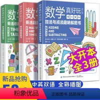 [正版]数学真好玩 我要上学啦有趣的数学书 全套3三册 加法与减法趣味解题书 乘法表解题游戏书给孩子的数学三书 原来数