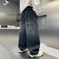儿童装男童秋装裤子新款中大童春秋款男孩痞帅牛仔裤秋季长裤
