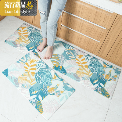 厨房长条家用防滑防水地垫进客厅卧室口耐脏垫子入户垫脚垫 三维工匠地毯