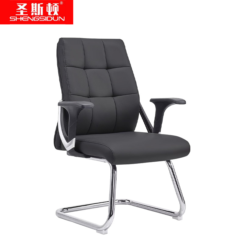 圣斯顿 旋转式办公椅弓形椅 S-BA0227D 680*660*960mm 黑色 张