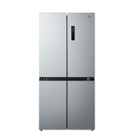 美的(Midea)冰箱慧鲜系列480升超薄大容量双变频十字四开门对开门风冷无霜家用电冰箱BCD-480WSPZM(E)