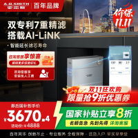 史密斯净水器家用专利4年RO膜反渗透滤芯 3:1高水效更省钱 2升/分钟厨下式直饮净水机R2000FWi-E