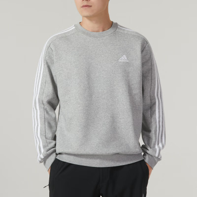 阿迪达斯(adidas)卫衣男装 新款运动服跑步训练健身长袖休闲圆领套头衫IJ6470 ZP