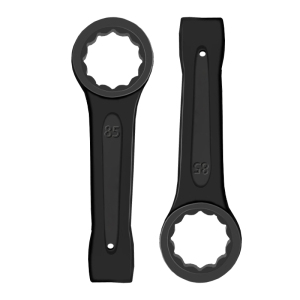 立伟铁牛敲击梅花扳手85mm/把