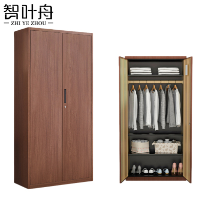 智叶舟铁皮柜对开门90*50*185cm台