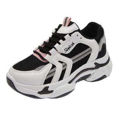 述雅老爹鞋女ins潮2021春季新款百搭网红学生火厚底增高显瘦运动鞋