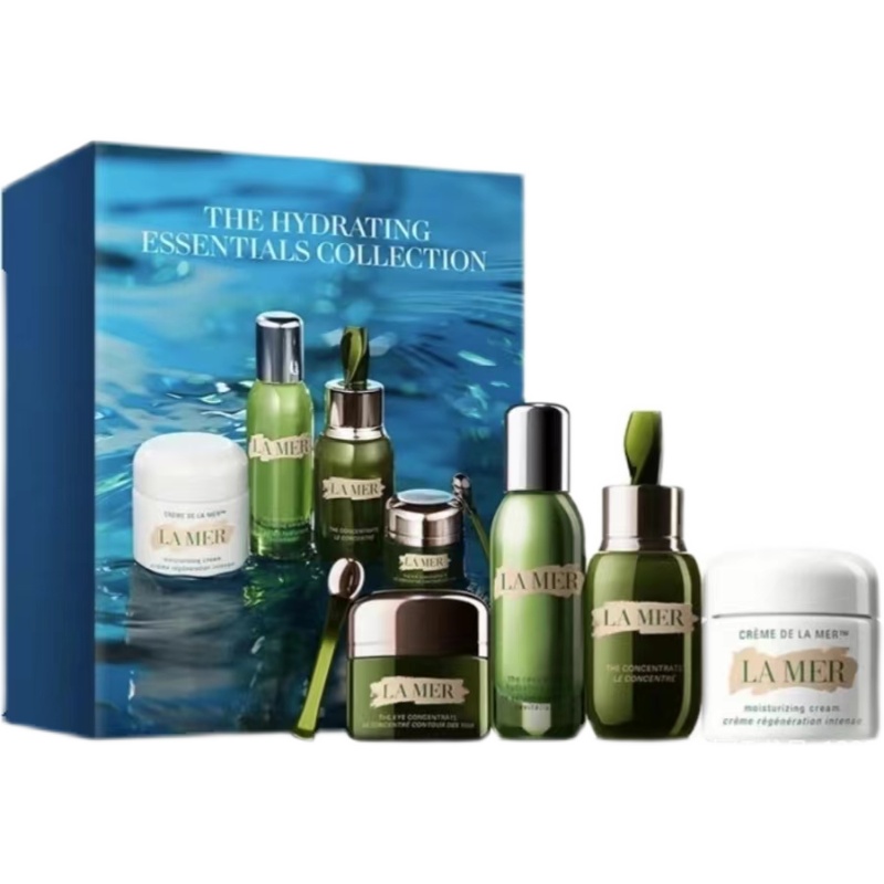 lamer/海蓝之谜海南小王炸套盒四件套经典面霜精华送化妆包护肤礼盒送