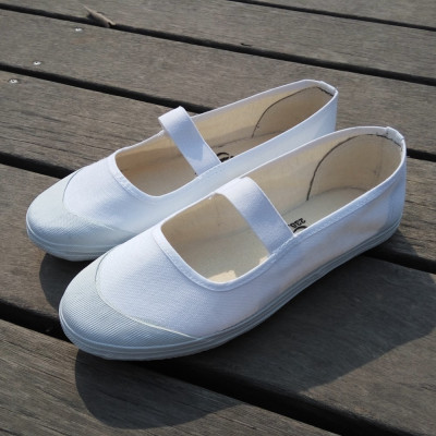 白色胶头鞋白球鞋白网鞋白色工作鞋小白鞋帆布鞋橡胶底纯白鞋平底