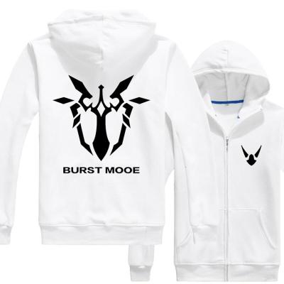 珂卡慕(KEKAMU)崩坏学园3崩坏三八重樱开衫卫衣游戏周边春秋连帽外套2白卫黑图S