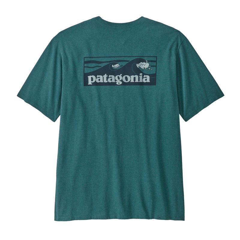 Patagonia Boardshort Logo巴塔哥尼亚时尚复古大logo男士T恤