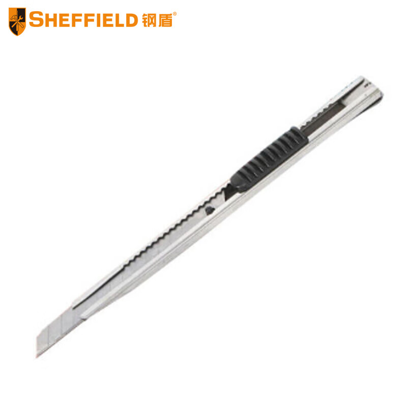 钢盾(SHEFFIELD) S067002 9mm不锈钢美工刀[家用]
