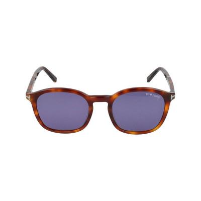 汤姆福特(Tom Ford)男士醋酸酯材质时尚太阳镜商务休闲偏光防紫外 紫色