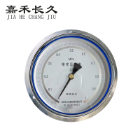 嘉禾长久+精密压力表轴向带边检测定制型+YB150ZT+0.25级+块