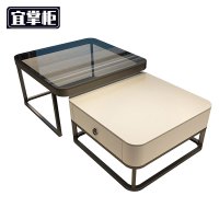 宜掌柜茶几黑架