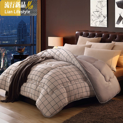 被子冬被加厚保暖单人学生空调被夏凉被春秋被丝棉被双人被芯被褥 三维工匠