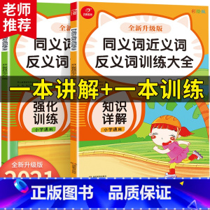 [正版]小学语文同义词近义词反义词训练大全知识详解强化训练一二三四五六年级通用版字词句子训练词语手册同义近反义词专项训