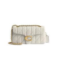 COACH蔻驰 新款商务女包经典款奶白色气质时尚小方包 CP150-B4HA