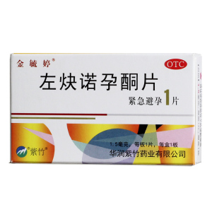 金毓婷 左炔诺孕酮片 1片72小时女性事后紧急避孕药