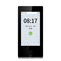 LISMZKTECO 含安装zFace1702动态人脸+指纹识别考勤机指纹打卡机 面部识别门禁一体机可视对讲